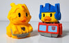 Just Play Duckalooz Rubber Duck 2 Pack - Optimus & Bumblebee - Bath Toys