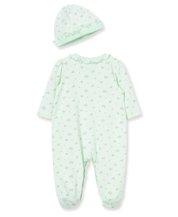 Little Me Baby Girls And Hat Footie, Petite Rose, Preemie Us