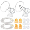 Maymom Breast Pump Kit Compatible With Medela Pump In Style Advanced Breast Pumps;2 Breastshields (One-Piece, 24Mm), 4 Valve, 6