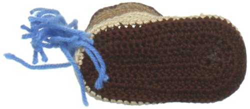 Jefferies Socks Baby-Boys Newborn Cowboy Boot Bootie, Khaki, Newborn