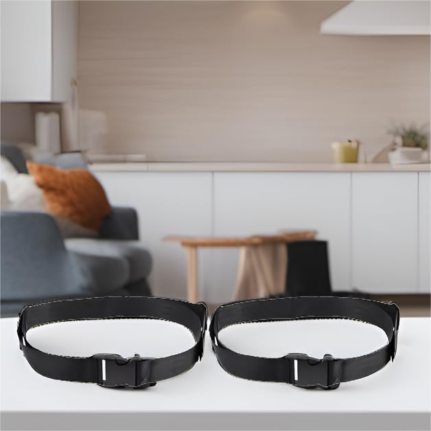 Luozzy 4 Pcs High Chair Straps 2-Point Replacement Harness Straps Belt For Pushchair, Highchair, And Child Chair Stroller