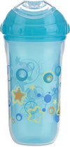 Nuby 9 Oz No-Spill Insulated Cool Sipper, Teal