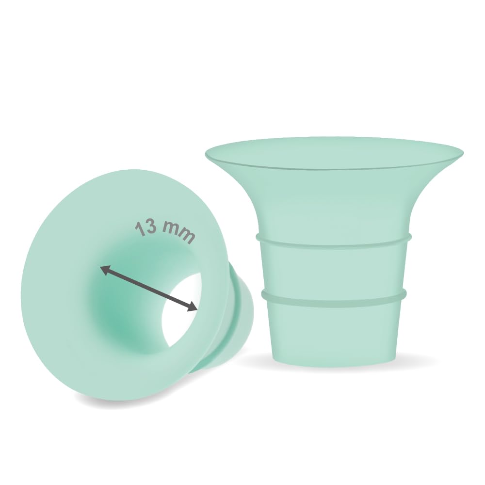 Maymom 13mm Flange Insert Compatible with Elvie Single/Double Electric, Elvie Stride 24mm Wearable Cup, Not Original Elvie Strid