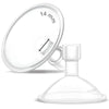Maymom MyFit Crater Series 14mm Two-Piece Design Small Breastshield Compatible with Medela Breast Pump Parts; Replace Medela Shi