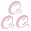 Maymom MyFit Flanges Pano Goldie Pack 15 16 17 mm Compatible with Medela Breast Pumps and Maymom Wide Base and Narrow Base Conne