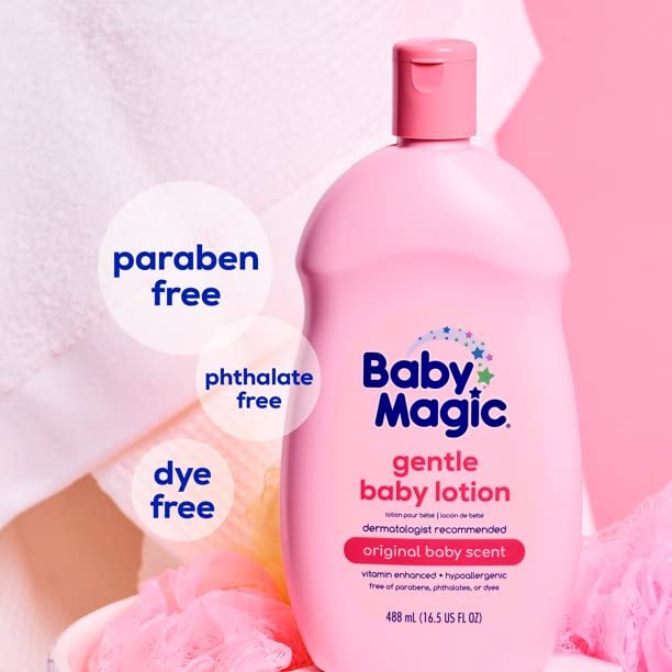 Baby Magic Baby Lotion Gentle 16.5 Ounce Baby Scent (488Ml) (3 Pack)