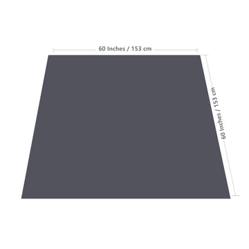 Baby Splat Mat For Under High Chair, 60 X 60 Inch Splash Mat, Waterproof And Washable Spill Mat, Anti-Slip Floor Protector