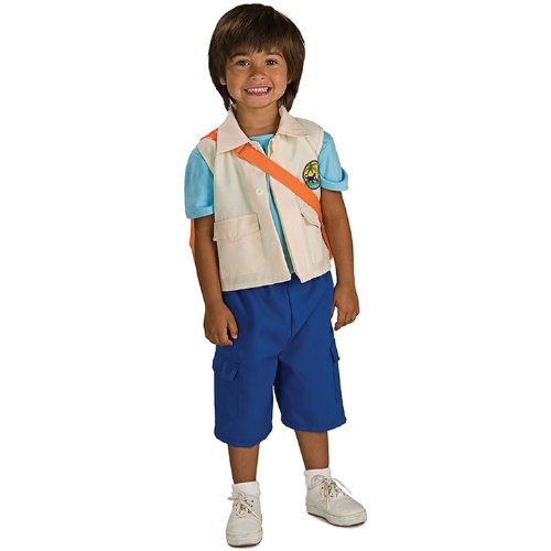 Rubies Deluxe Diego Costume - Toddler, Blue, 2T-4T