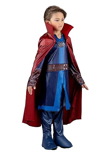 Marvel Doctor Strange Official Youth Costume - Tunic And Pants Plus Padded Detachable Cape Large