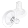 2pcs 13mm Soft Rim Flanges with 106 Degree Wider Opening Angle for Medela Breast Pump, PersonalFit, Freestyle, Maxflow, Freestyl