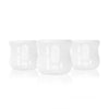 Olababy Silicone Sleeve For Avent Natural Glass Bottles (Pack Of 3) (4 Oz, Clear)