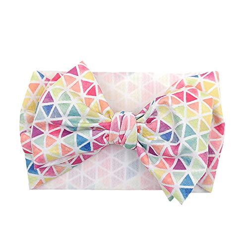 Kidocheese Big Bows Baby Girl Headbands With Bows Elastics Nylon Hairbands Oversized Head Wraps Large Hair Bow Hair Accessories