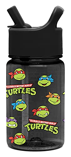 Simple Modern Nickelodeon Kids Water Bottle Plastic Bpa-Free Tritan Cup With Leak Proof Straw Lid | Reusable And Durable For Tod