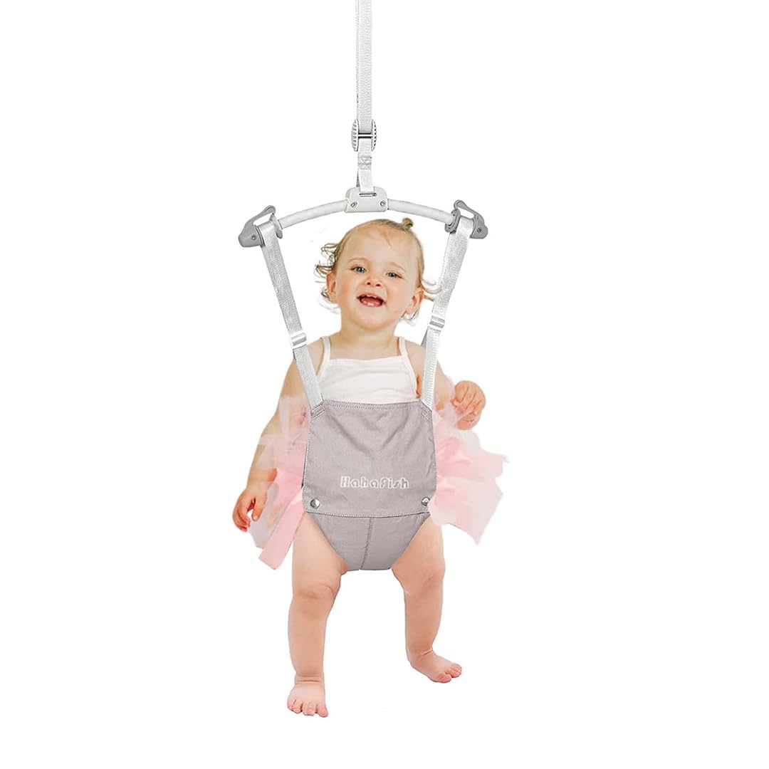 Baby Door Jumpers And Bouncers Exerciser Set With Door Clamp Adjustable Strap For Toddler Infant 6-24 Months Cpc & Ce Certified