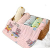Baby Soft Cotton Hanky for Kids | Pack of 5 Gentle SkinFriendly Washcloths | Newborn & Infant Face Wipes | UltraSoft Muslin Ha