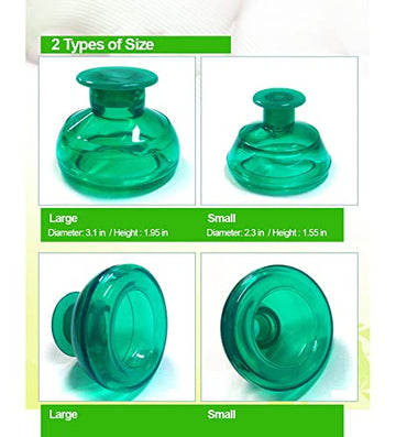 Lenith Soft Mom Palm Cup Small Size For Pressure Drum Massage, Burping Digest Helper