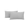 Jersey Knit Small Pillow Cases 2 Pack - Fit For 12X16, 12X20, 13X18 Or 14X20 Sized Travel/Toddler Pillows, Ultra Soft Mini Envel
