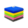 Softspun Microfiber Baby Hand & Face Wipes 30X30 Cms 5 Piece Towel Set, 340 Gsm (Multicolor) Super Soft & Silky For Hand, Face,