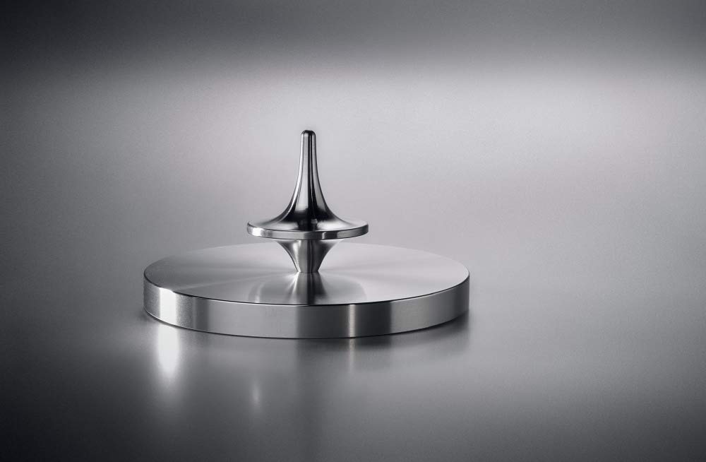 Foreverspin Stainless Steel(Brush-Finish) Spinning Top - World Famous Spinning Tops