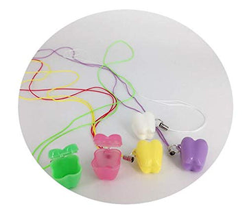 Natuworld 10Pcs Tooth Storage Case Baby Tooth Keepsake Box Plastic Children Deciduous Teeth Box Holders Portable Tooth Container
