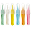 Duehut Hllmx 6 Pcs Infant Nose Cleaning Tweezer With Plastic Round-Head Baby Ear Nose Navel Cleaner Clip For Baby Care