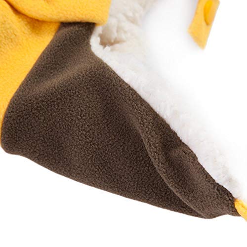 Crochet Earflap Pilot Hats Rabbit Ears Beanie Cap Winter Warm Knit Caps For Toddlers Baby Girls And Boys (Coffee)