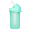 Boon Swig Insulated Silicone Straw Sippy Cup - Flip Top Spill Proof Toddler Straw Cups - Baby and Toddler Feeding Supplies - Bab
