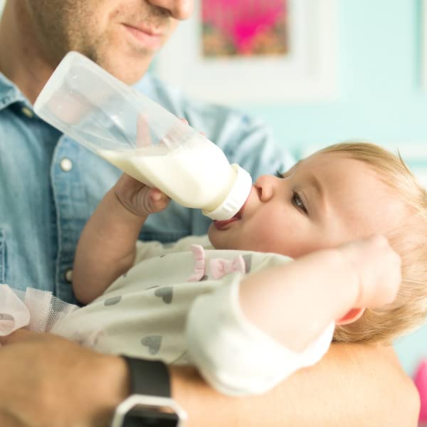 Evenflo Feeding Classic Bpa-Free Silicone Medium Flow Nipples - 3 Months+, Clear 6 Count (Pack Of 1)