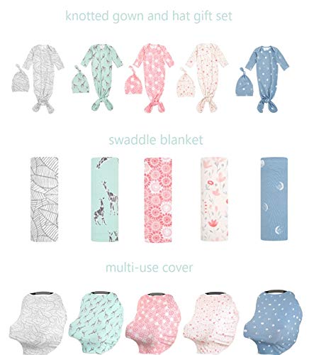 Aden + Anais Comfort Knit 6-In-1 Super Soft Cotton With Spandex Multi-Use Cover For Car Seat, Nursing, Cart, Baby Swing, High Ch