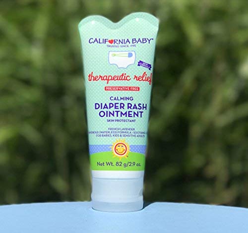 California Baby Calming Diaper Rash Cream | Zinc Oxide Ointment | 100% Bio-Based | Calming Lavender Scent | Hypoallergenic | Soo