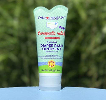 California Baby Calming Diaper Rash Cream | Zinc Oxide Ointment | 100% Bio-Based | Calming Lavender Scent | Hypoallergenic | Soo
