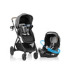 Evenflo Shyft Intuiti+ Travel System Featuring Revolve180 Litemax Nxt With Sensorysoothe (Angler Tweed)
