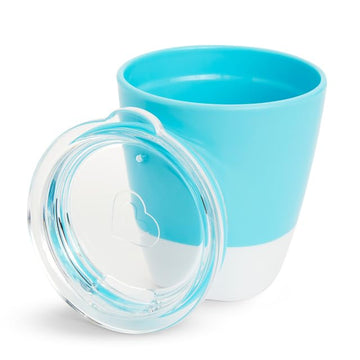 Munchkin Splash Open Toddler Cup With Training Lid, 7 Ounce, Blue