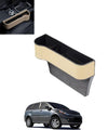 RKPSP Multifunctional Beige Leather Storage Box Organizer Car Seat Gap Filler Cup Holder For Car20