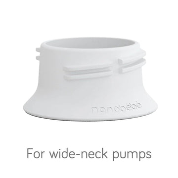 Nanobebe Baby Bottle Breast Pump Adapters, Compatible With Ameda And Medela Breast Pumps, Baby Bottle Thread Changer, Baby Bottl