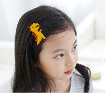 Crizan Dinosaur Hair Clips Duck Bill Accessories For Little Girls Toddler Kids Children 3Pcs