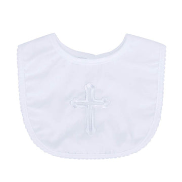 Estamico Infant Baby Boy 'S Girl 'S Christening Baptism Outfits Embroidered Cross Bib