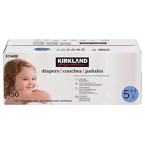 Kirkland Signature Diapers, Size 5 (168 Count)