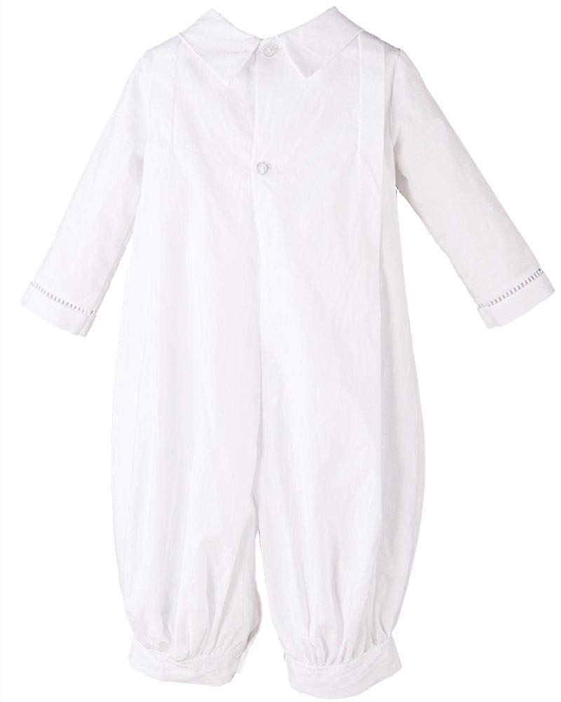 One Small Child Daniel Cotton Christening Baptism Blessing Outfit For Boys - 24 Months White