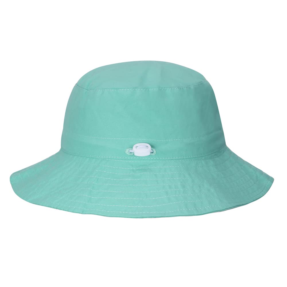 Toddler Sun Hat 6-12 Months,12-24 Months 2Pack Smile Face Auqa/White