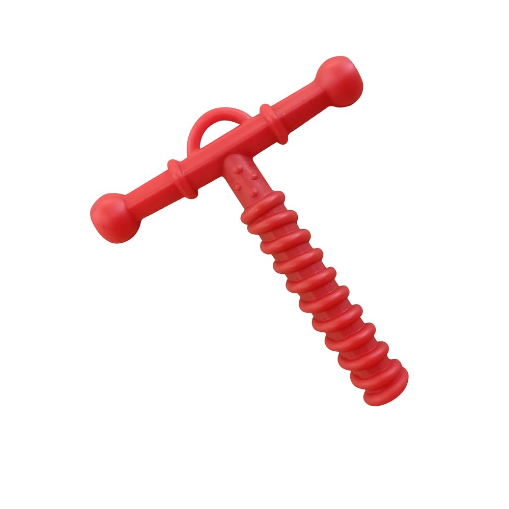 BArm Chewy Tube Spiral Design (Red)| Chewing Tube For Adhd, Autism & Sensory Disorder| Upgraded Design For Oral Stimulation| T