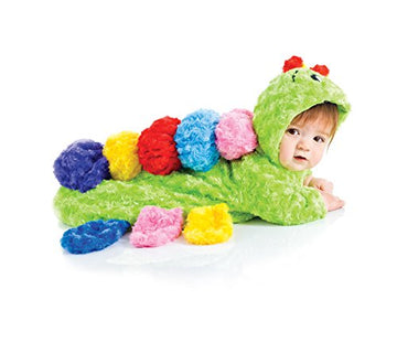 Underwraps Babys Colorful Caterpillar Bunting, Lime/Multi, Infant