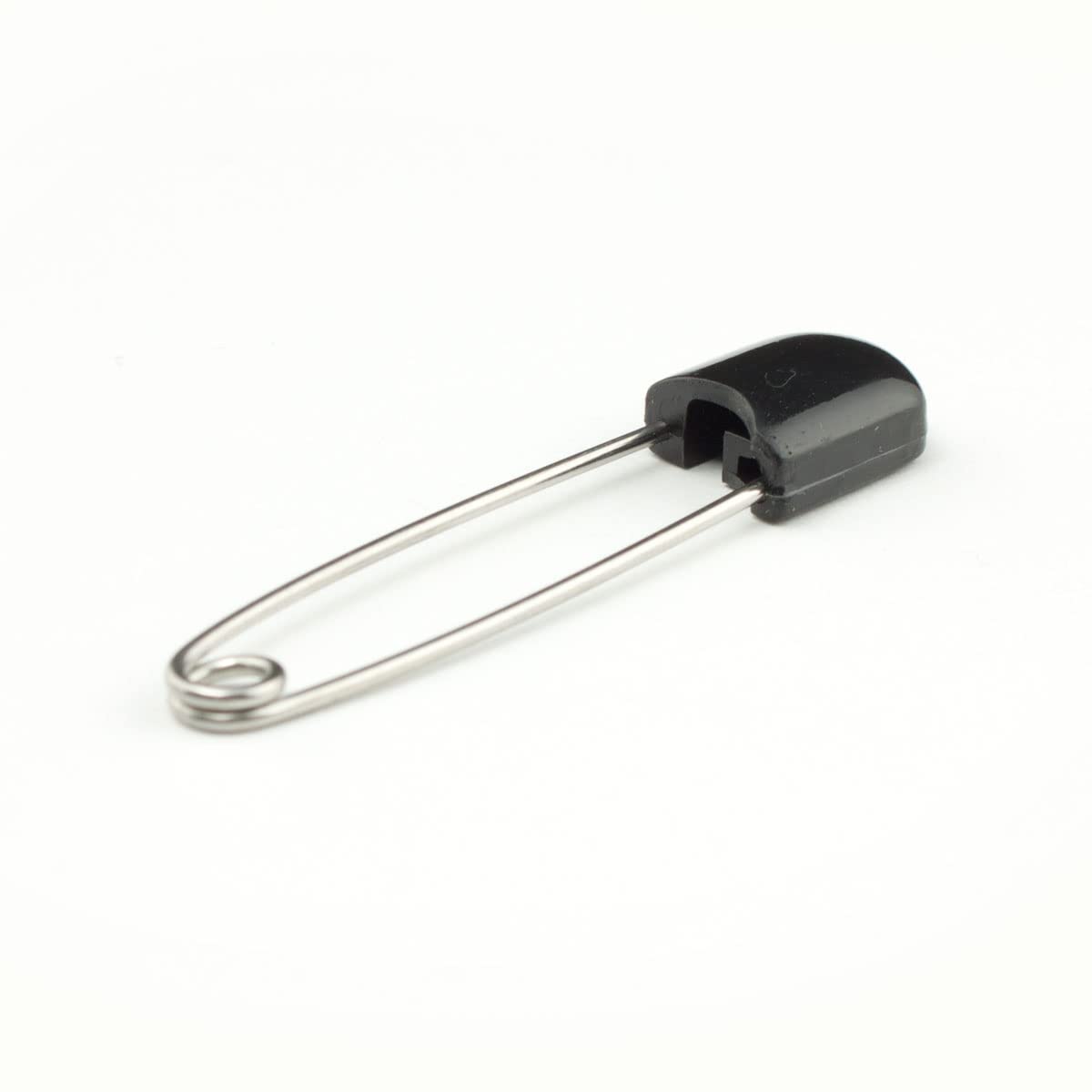OsoCozy Diaper Pins - (Black) - Sturdy, Stainless Steel Diaper Pins with Safe Locking Closures - Use for Special Events, Crafts