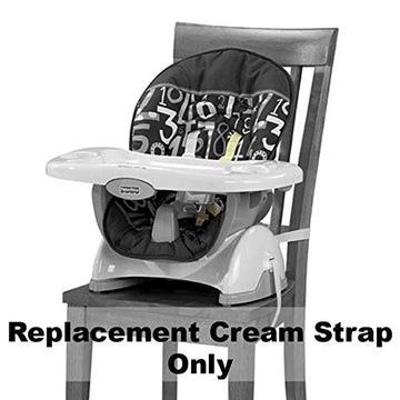 Replacement Strap For Fisher-Price Space-Saver Highchair - W4120 - Includes 1 Beige/Cream Replacement Shoulder Strap - Fits Many