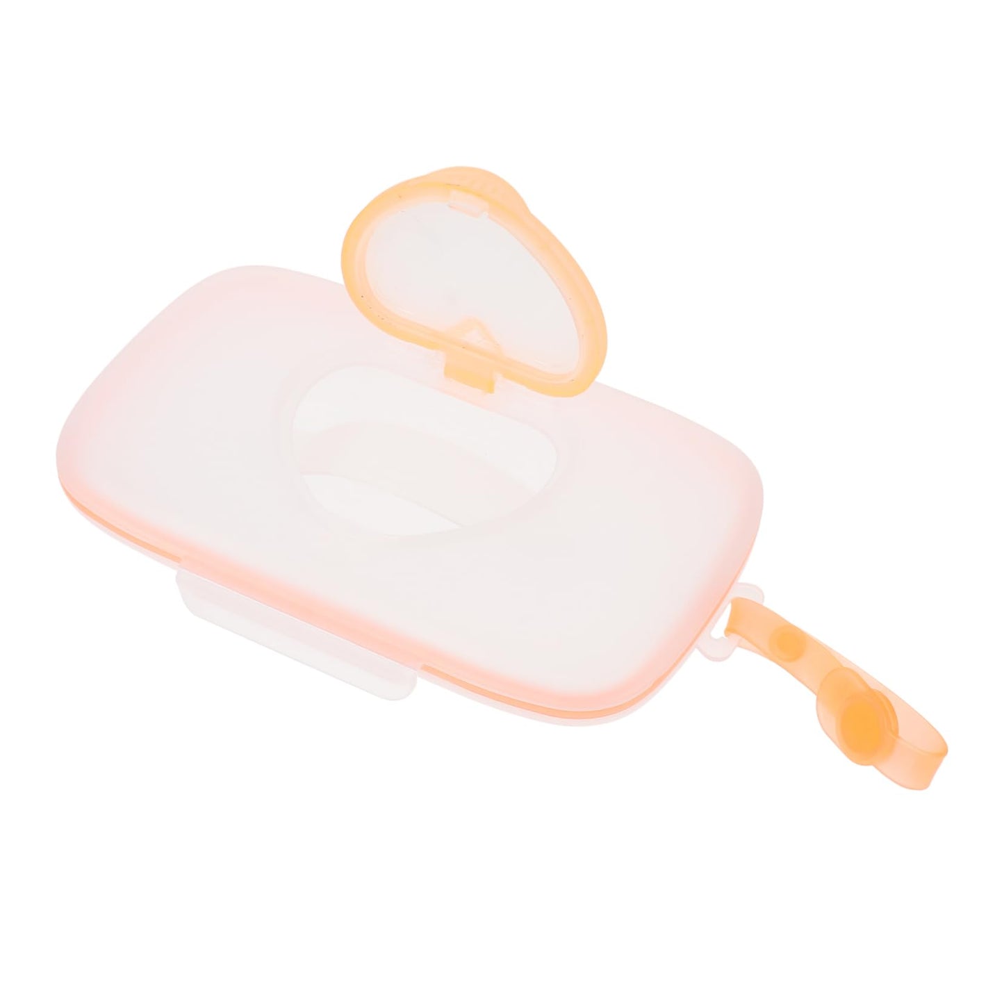 Mikinona Portable Hanging Wet Tissue Box for Babies Heart-Shaped Wipes Case Travel-Friendly Design for Outdoor Use