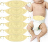 Tobeinstyle Babies 3-Pack Soft Cotton Baby Binder Belly Button Protector - Yellow - One Size