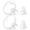 Maymom Pump Valve & MyFit 15mm Shield Compatible with Lansinoh Breast Pump Signature Pro/Smartpump/Manual Breast Pump. Replace L