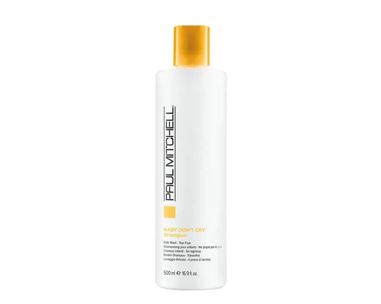 Paul Mitchell Baby Dont Cry Tearless Shampoo, Cleanses + Softens Hair, For Children of All Ages, 16.9 fl. oz.