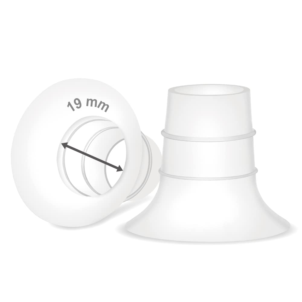 Maymom 19Mm Flange Insert Compatible With Elvie Single/Double Electric, Elvie Stride Cup (24Mm), Compatible With Medela Personal