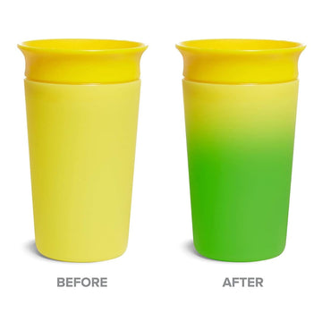 2 Miracle 360 Color Changing Cup For Toddlers Sippy Cups, Toddler Cups Spill Proof With Dentist Recommended Spoutless Design, Bp